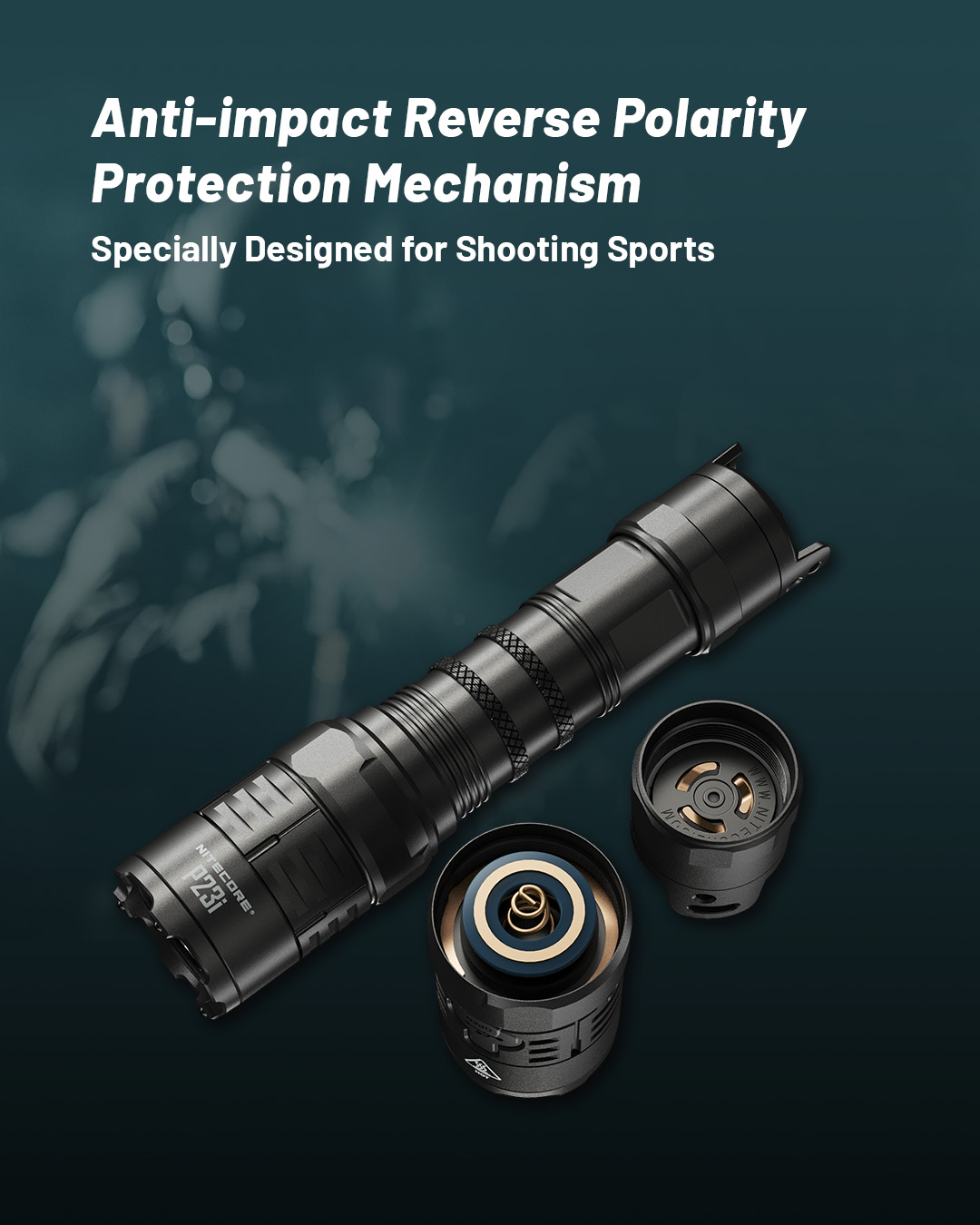 NITECORE P23i i-Generation Long Range 21700 Tactical Flashlight