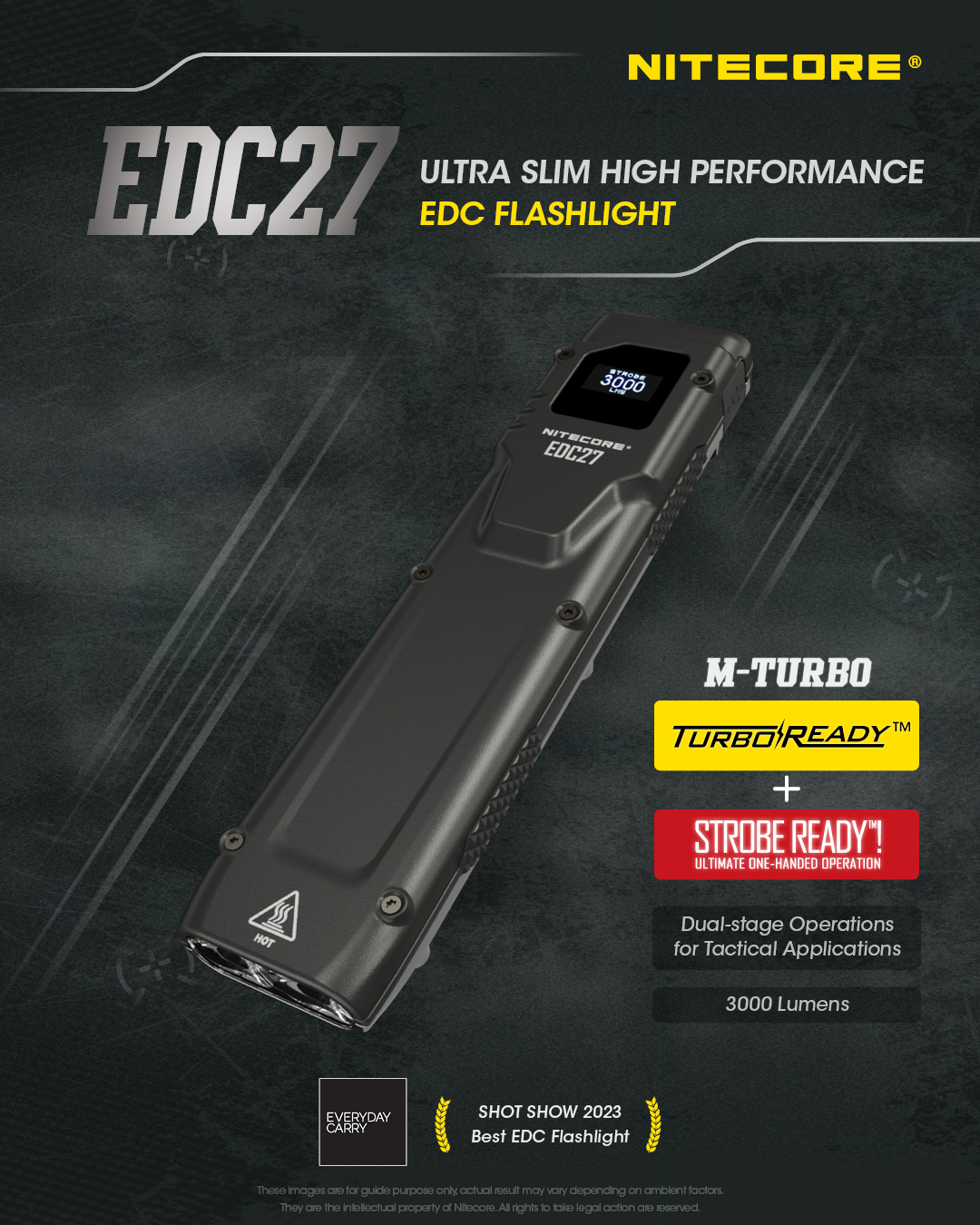 NITECORE EDC27 Ultra Slim High Performance EDC Flashlight