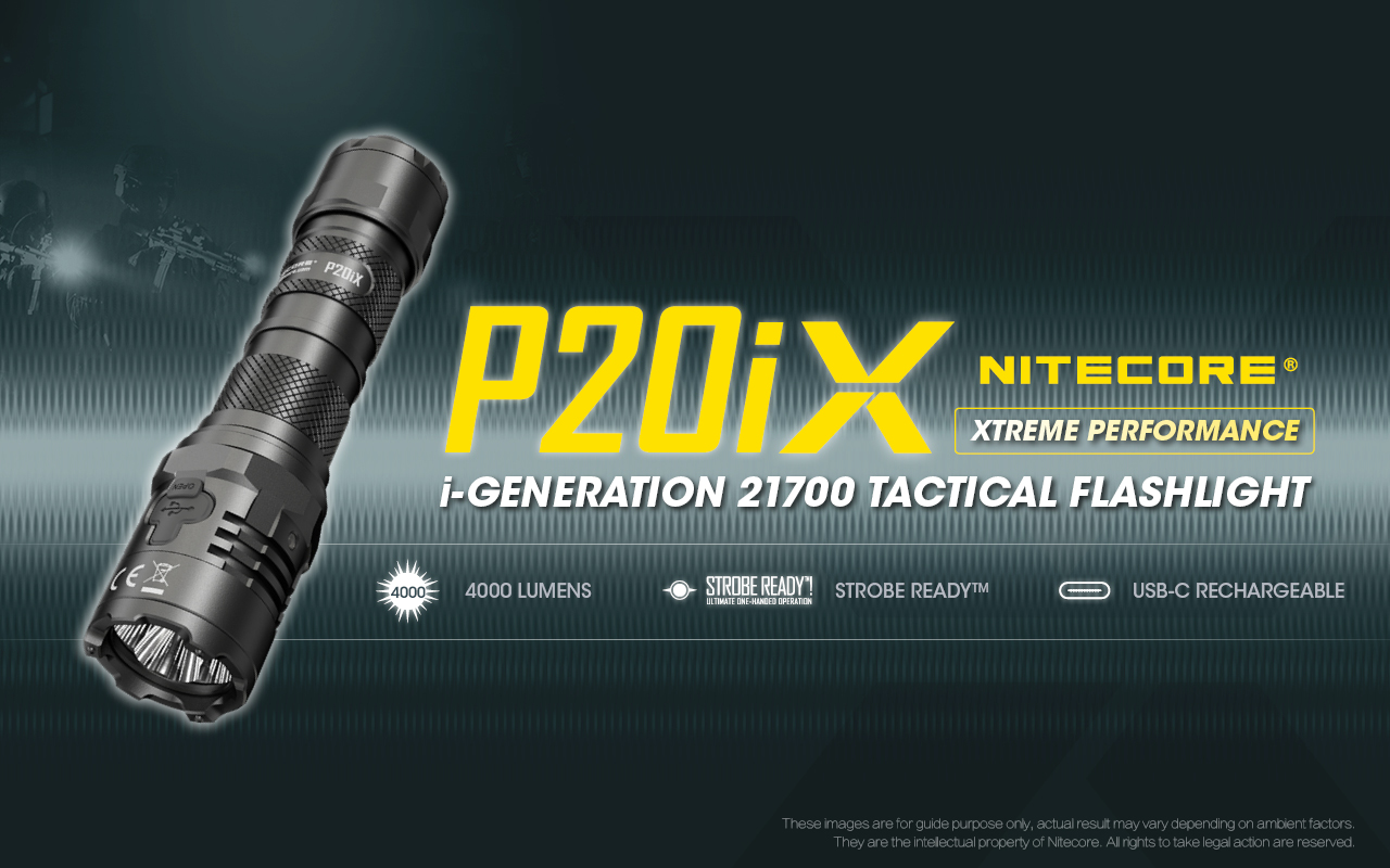 NITECORE P20iX Xtreme Performance i-Generation 21700 Tactical