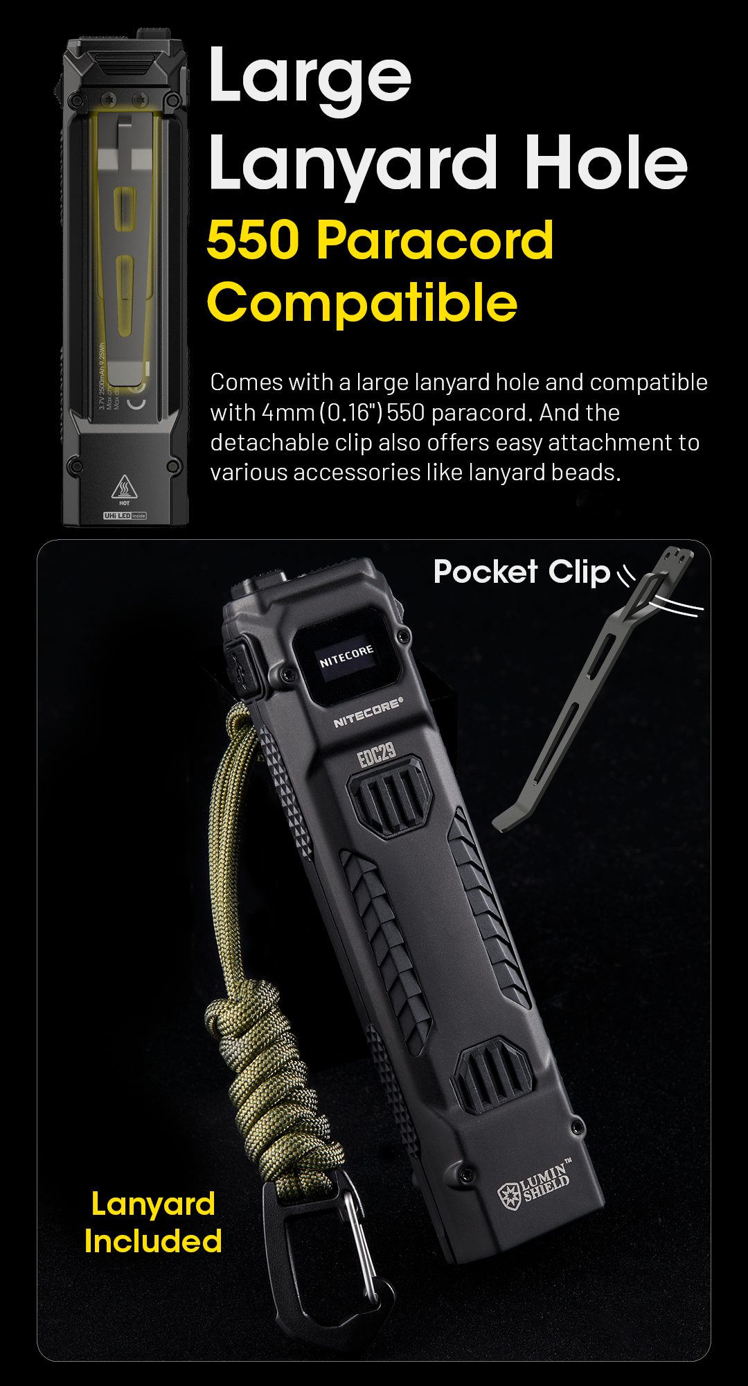 NITECORE EDC29 Ultra Slim High Performance EDC Flashlight