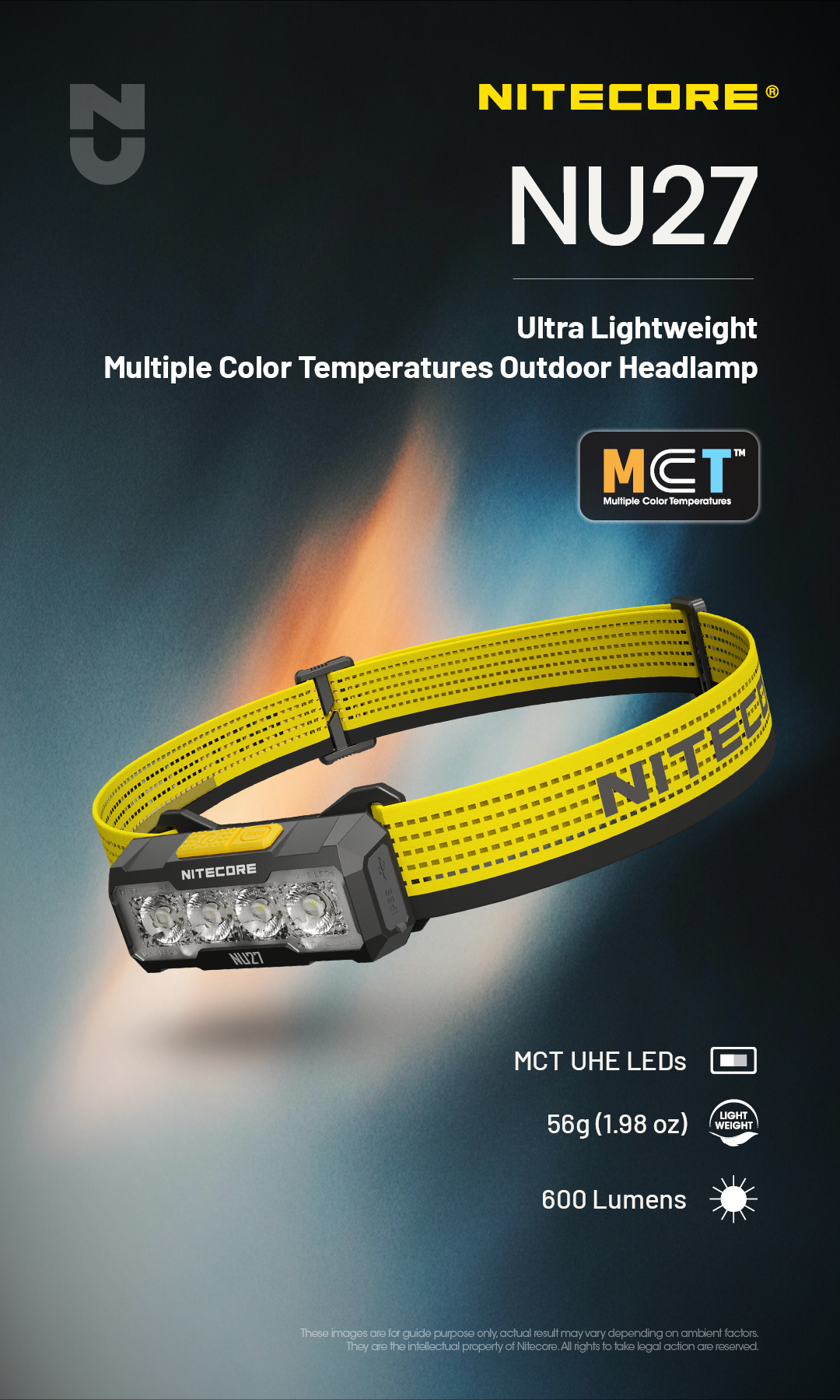 NITECORE NU27 Ultra Lightweight Multiple Color Temperatures