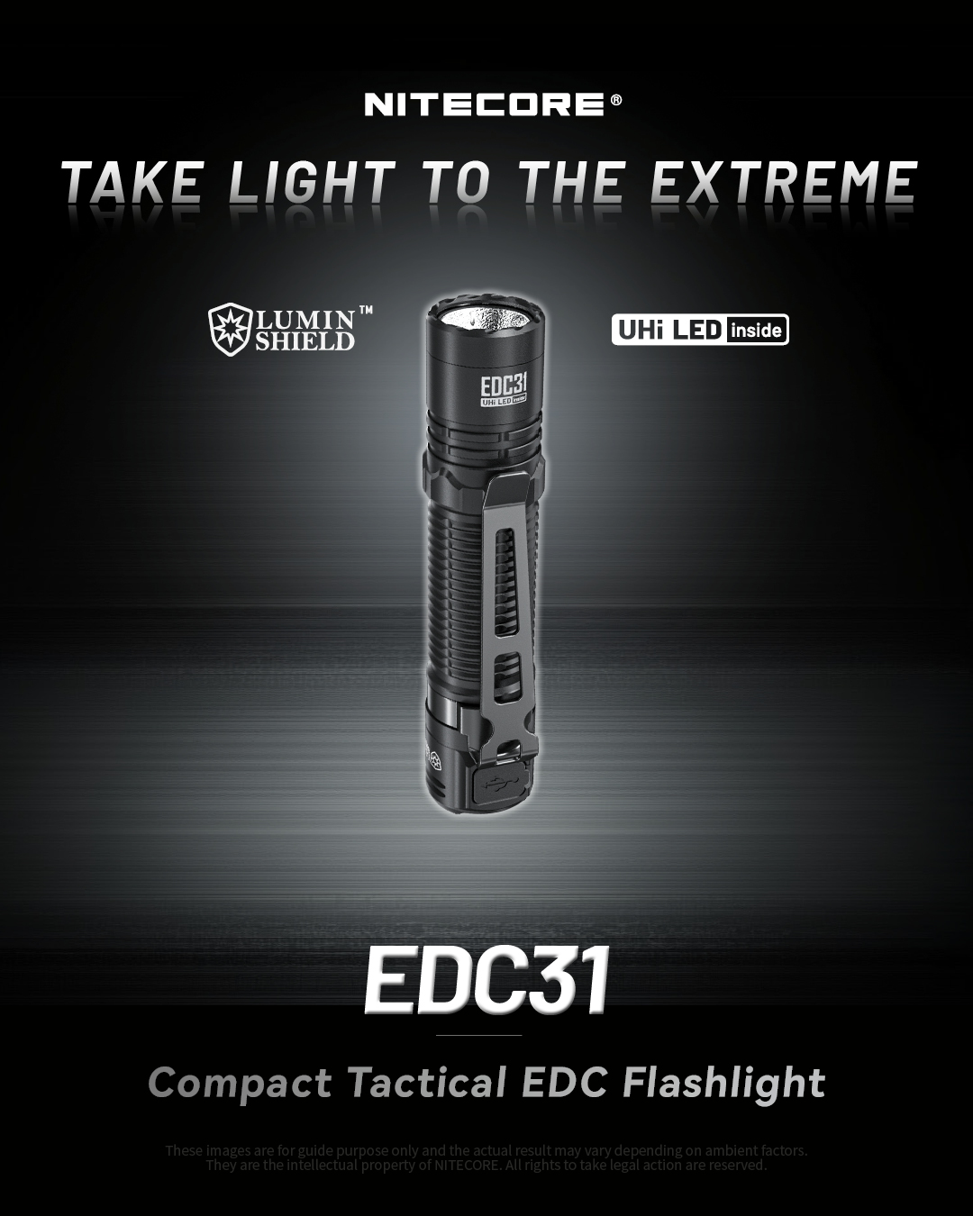 NITECORE EDC31 Compact Tactical EDC Flashlight NITECORE EDC31 Compact Tactical EDC Flashlight