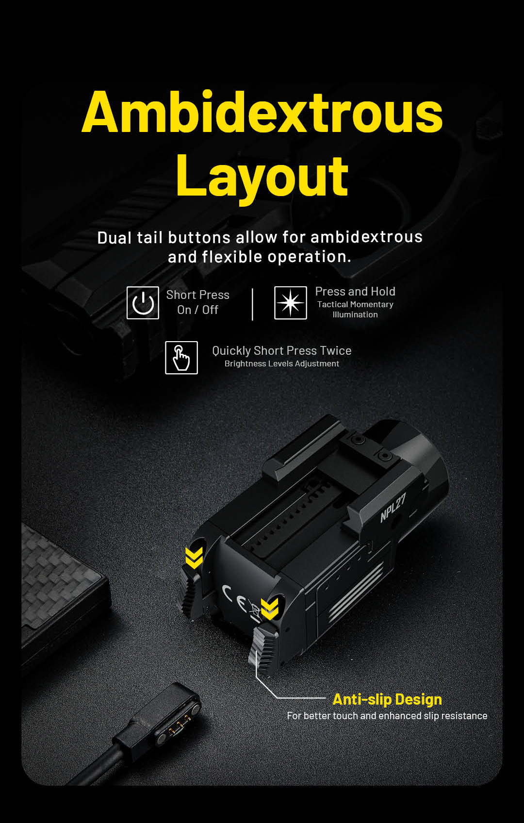 NITECORE NPL27 Compact Tactical Light