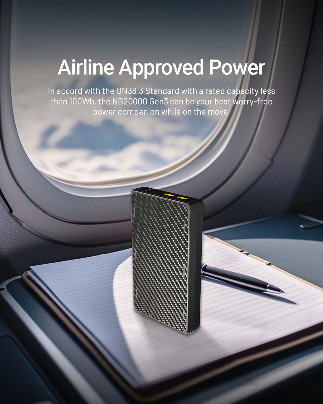 NITECORE NB20000 Gen3 Ultra Lightweight Carbon Fiber Power Bank