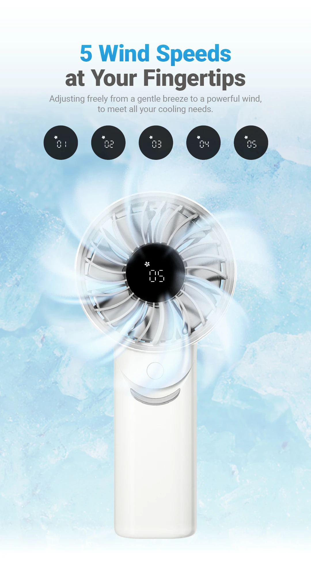 NITECORE NEF03 Pro Foldable Handheld Fan