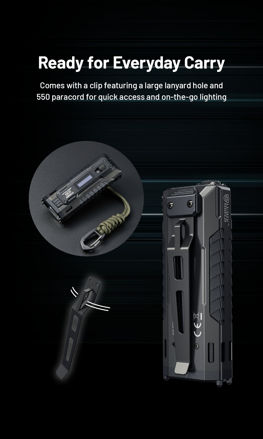 NITECORE EDC37 Ultimate Tactical EDC Flashlight